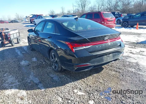 2021 Hyundai Elantra Limited из США, поврежденный, VIN 5NPLP4AG0MH043371